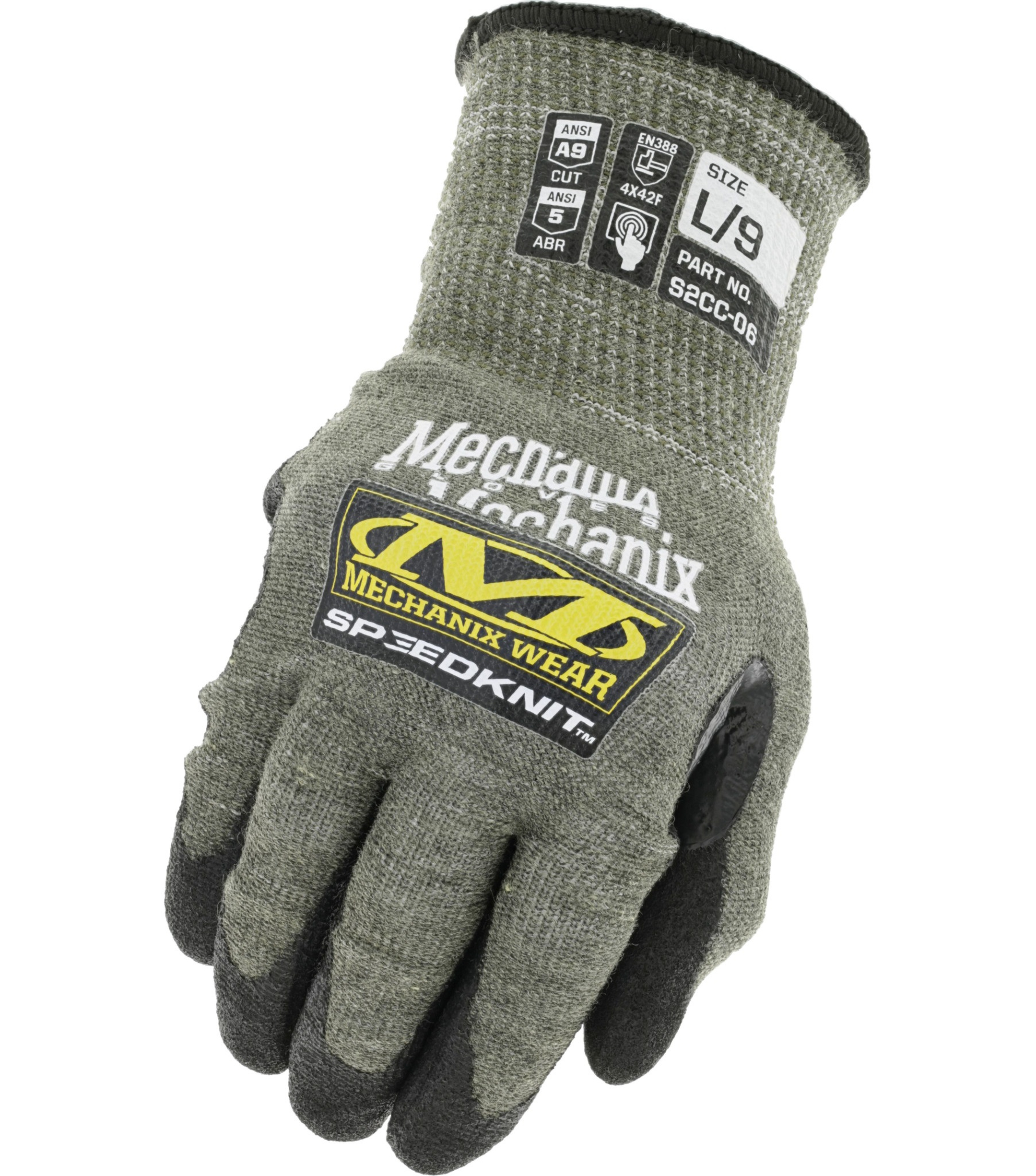 Mechanix Wear - Cut, Puncture & Abrasive-Resistant Gloves: Size